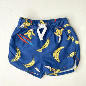 Hanna Andersson Baby Boys' Swim Trunks with Fun Banana Print 6-12mo